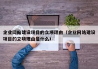 企業(yè)網(wǎng)站建設(shè)項(xiàng)目的立項(xiàng)理由（企業(yè)網(wǎng)站建設(shè)項(xiàng)目的立項(xiàng)理由是什么）