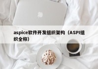 aspice軟件開發(fā)組織架構(gòu)（ASPI組織全稱）